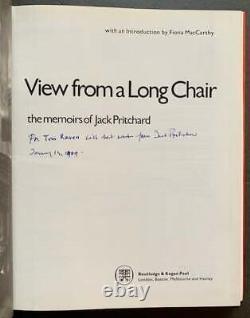 View from a Long Chair The Memoirs of jack Pritchard / Signed 1st Edition 1984