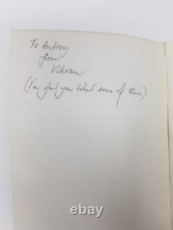 Vikram Seth / Mappings Signed 1st Edition 1980