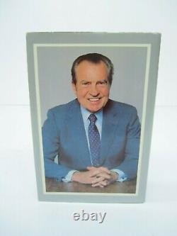 Vtg 1982 Richard Nixon Signed Book Leaders 1st Edition HB DJ President Autograph