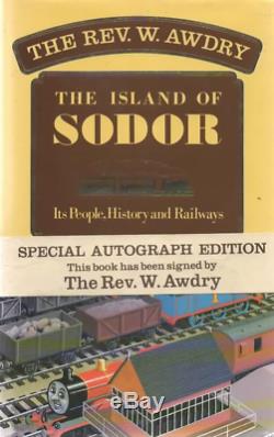 W. Awdry The Island of Sodor, Its People, History & Railways DOUBLE-SIGNED copy