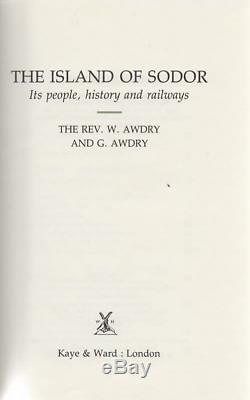 W. Awdry The Island of Sodor, Its People, History & Railways DOUBLE-SIGNED copy