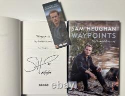 WAYPOINTS, Sam Heughan Signed & Dated UK 1st Edition, with bookmark, fine copy