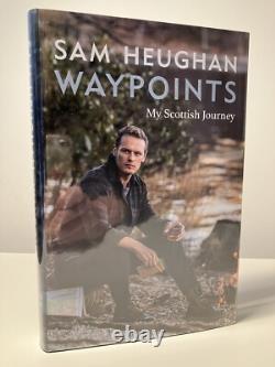 WAYPOINTS, Sam Heughan Signed & Dated UK 1st Edition, with bookmark, fine copy