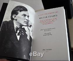 WHITE STAINS Aleister Crowley Illustrated Deluxe Signed with LE Print F Soderberg