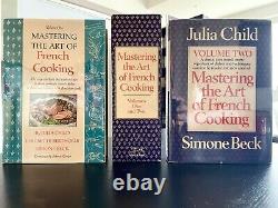 WOW NF 2 SIGNED 1ST EDITIONS Mastering the Art of French Cooking Julia Child