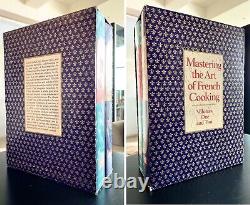 WOW NF 2 SIGNED 1ST EDITIONS Mastering the Art of French Cooking Julia Child