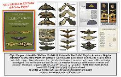 WWI Aviation History and Flight Badges (1914 -1918), 4 Books Complete Series