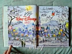 Walt Disney Imagineering Signed John Lasseter Tony Baxter Floyd Norman (PSA)