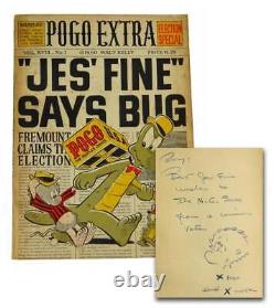 Walt Kelly / Pogo Extra Election Special Signed 1st Edition 1960