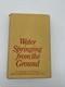Water Springing From The Ground Andrew Best Hardback 1st Edition Signed