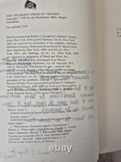 Waterpower Louis C. Hunter 1979 1st Edition SIGNED Industrial Power Of The US