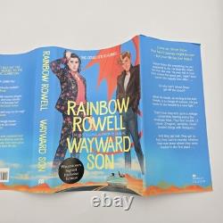 Wayward Son by Rainbow Rowell Signed Waterstones Exclusive 1st Edition Stencil