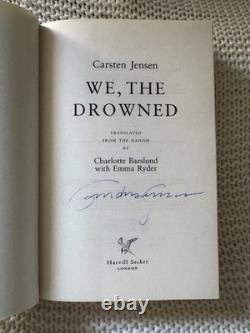 We The Drowned By Carsten Jensen Signed 1st Edition HB Book