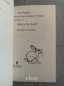 What is the Truth Ted Hughes, copy inscribed to the poet's daughter