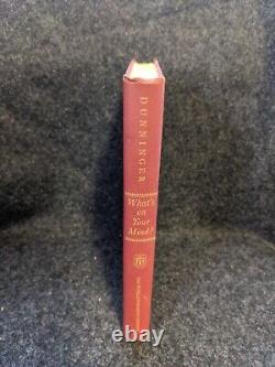 What's On Your Mind Telepathy by Dunninger 1st Edition 1944 SIGNED Rare Odd