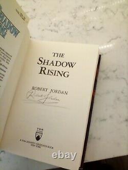 Wheel of Time The Shadow Rising Robert Jordan Signed 1st Edition 1st Pint RARE