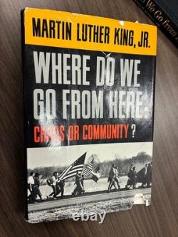 Where Do We Go from Here 1st Ed. Martin Luther King Jr 1967 SIGNED Rare Read