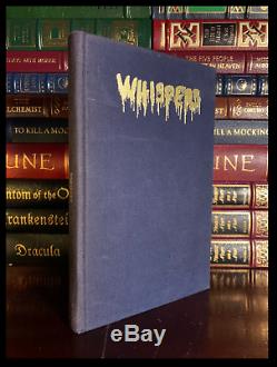 Whispers SIGNED by STEPHEN KING Limited Edition Cloth Bound Hardback 1/350