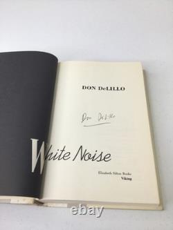 White Noise. DeLillo. 1985 HCDJ+Mylar, Signed, 1st Edition