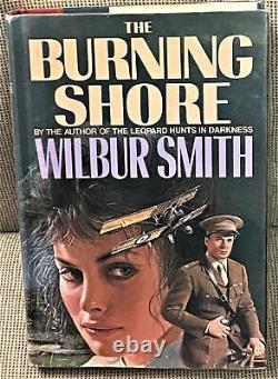 Wilbur Smith / THE BURNING SHORE Signed 1st Edition 1985