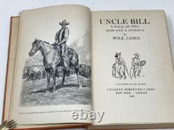 Will James / UNCLE BILL A TALE OF TWO KIDS AND A COWBOY SIGNED 1st Edition 1932