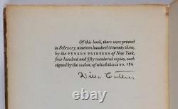 Willa Cather / April Twilights and Other Poems SIGNED 1st Edition 1923