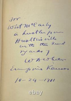 William Allen WHITE / Stratagems and Spoils Signed 1st Edition 1901