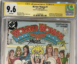 Wonder Woman 1 CGC 9.6 SS signed by the inimitable George Perez 1987