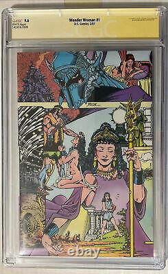 Wonder Woman 1 CGC 9.6 SS signed by the inimitable George Perez 1987