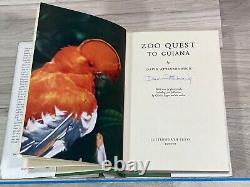 Zoo Quest To Guiana 1956 1st Edition 2nd Impression Signed By David Attenborough