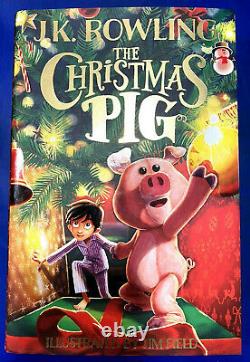 \uD83D\uDD25 SIGNED JK ROWLING The Christmas Pig FIRST EDITION \uD83D\uDD25 ULTRA RARE SCARCE 2021