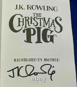 \uD83D\uDD25 SIGNED JK ROWLING The Christmas Pig FIRST EDITION \uD83D\uDD25 ULTRA RARE SCARCE 2021